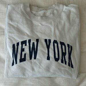 New York White Sweater